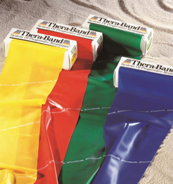 These elastic bands are great to use once your doctor clears you for resistance training.