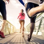 group of runners on a track